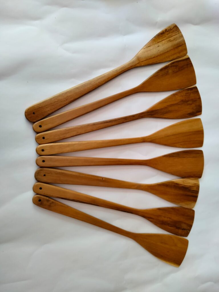 Spatula food cooking frying home kitchen Teak wood