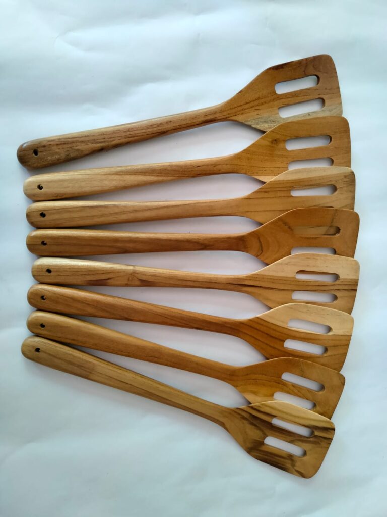 Spatula food cooking baking teak wood
