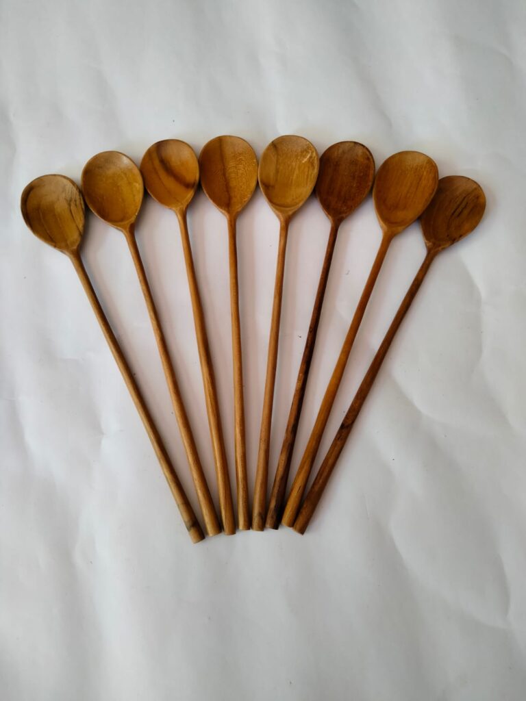 Tea Coffee spoon teakwood stirring