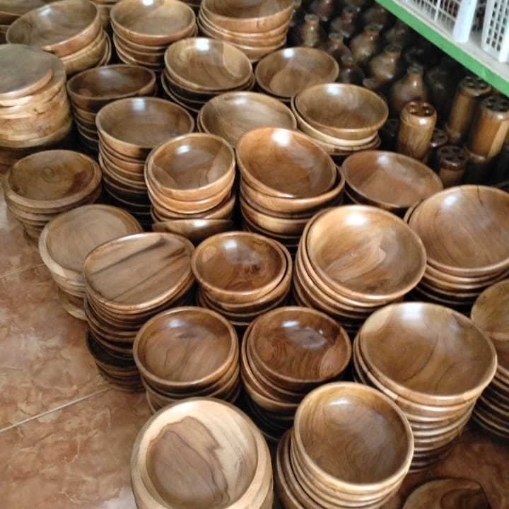 wood plate bowls